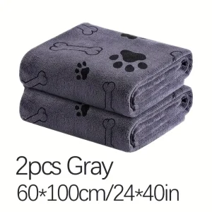 Microfiber Dog Towels (2pcs)